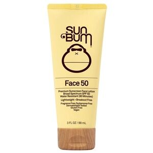 Sun Bum Face 50 Premium Sunscreen Face Lotion 3oz